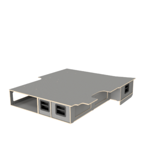 250mm Dobbelt gulv - Caddy Cargo